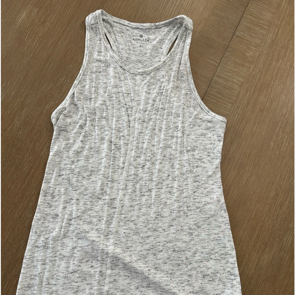 Athleta Racerback Tank Sz S space dyed Gray